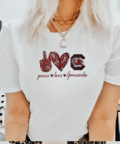 Peace Love Gamecocks shirt