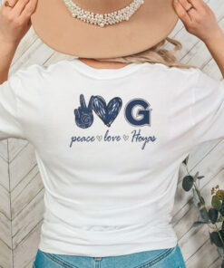 Peace Love Georgetown Hoyas Shirt