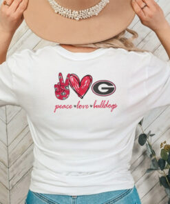 Peace Love Georgia Bulldogs Shirt