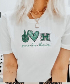 Peace Love Hawaii Rainbow Warriors Shirt