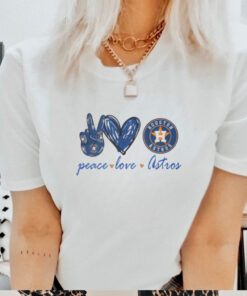 Peace Love Houston Astros Shirt