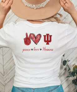 Peace Love Indiana Hoosiers Shirt