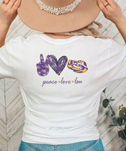 Peace Love LSU Tigers Shirt