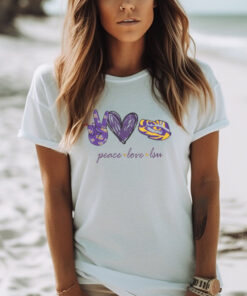 Peace Love LSU Tigers Shirt