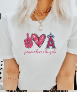 Peace Love Los Angeles Angels Shirt