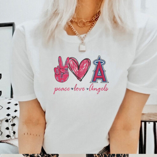 Peace Love Los Angeles Angels Shirt