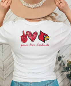 Peace Love Louisville Cardinals Shirt