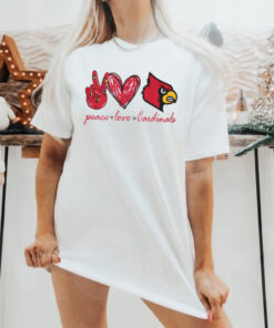 Peace Love Louisville Cardinals Shirt