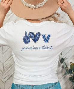 Peace Love Villanova Wildcats Shirt