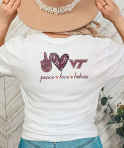 Peace Love Virginia Tech Hokies Shirt