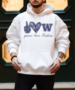 Peace Love Washington Huskies Shirt