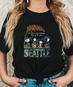 Peanuts Seattle Sports teams Fall the most wonderful of the year shirt