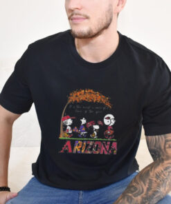 Peanuts it’s the most wonderful time of the year Sports team Arizona Shirt