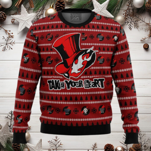 Persona 5 Take Your Heart Anime Ugly Christmas Sweater