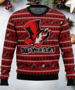 Persona 5 Take Your Heart Anime Ugly Christmas Sweater