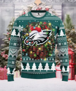 Philadelphia Eagles Sweatshirt Christmas Snowflakes Philadelphia Eagles Ugly Sweater