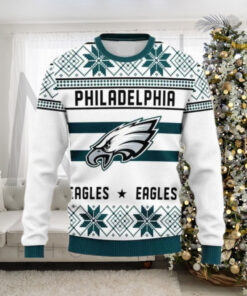 Philadelphia Eagles Sweatshirt Christmas Snowflakes Unisex Adults, Philadelphia Eagles Ugly Sweater