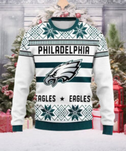 Philadelphia Eagles Sweatshirt Christmas Snowflakes Unisex Adults, Philadelphia Eagles Ugly Sweater