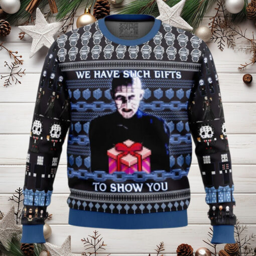 Pinhead Hellraiser Anime Ugly Christmas Sweater