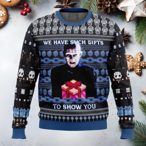 Pinhead Hellraiser Anime Ugly Christmas Sweater