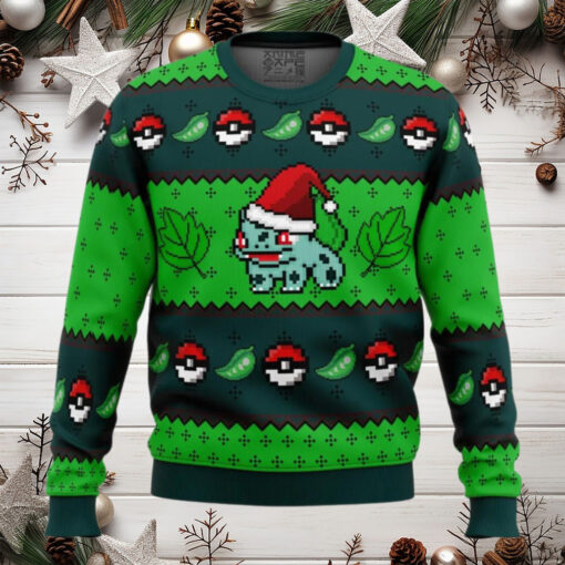 Pokemon Bulbasaur Anime Ugly Christmas Sweater