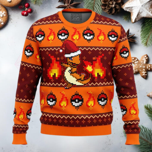 Pokemon Charmander Anime Ugly Christmas Sweater