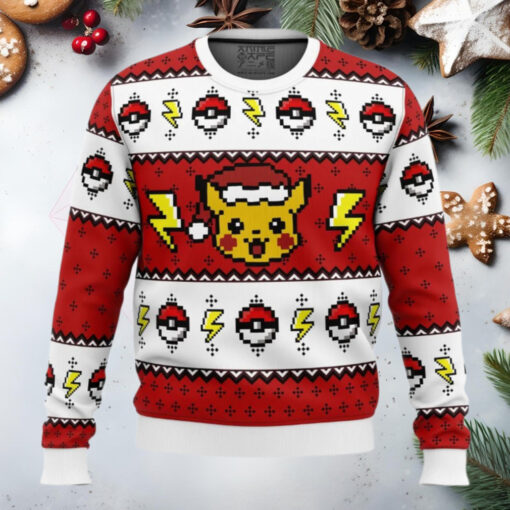 Pokemon Pikachu Anime Ugly Christmas Sweater