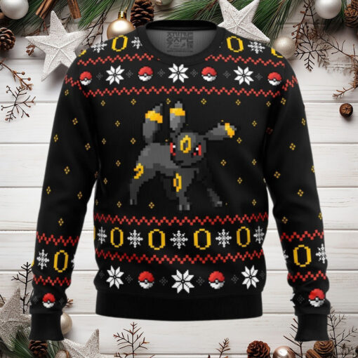 Pokemon Ring Of Umbreon Anime Ugly Christmas Sweater