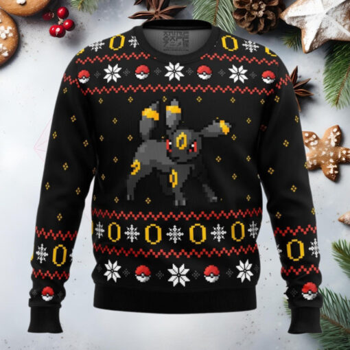 Pokemon Ring Of Umbreon Anime Ugly Christmas Sweater