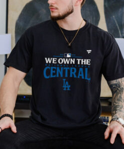 Official Los Angeles Dodgers 2024 NL Central Division Champions Locker Room T Shirt