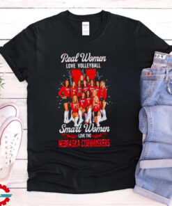 Real Women Love Volleyball Smart Women Love The Nebraska Cornhuskers shirt