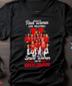 Real Women Love Volleyball Smart Women Love The Nebraska Cornhuskers shirt