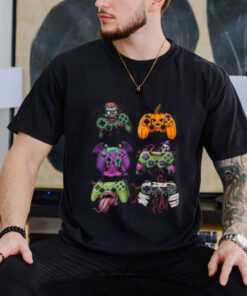 Retro Halloween Gamer T shirt