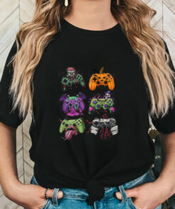 Retro Halloween Gamer T shirt