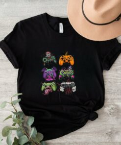 Retro Halloween Gamer T shirt