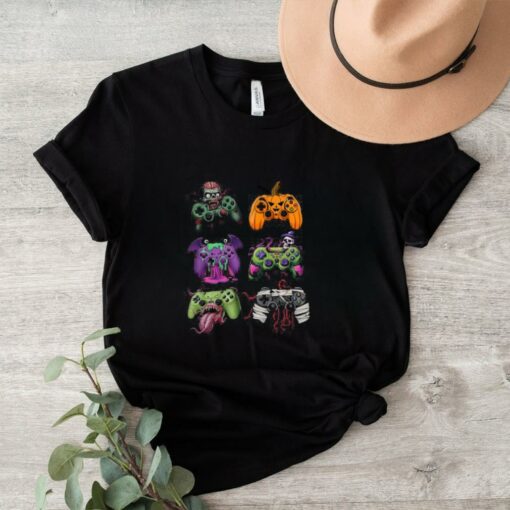 Retro Halloween Gamer T shirt