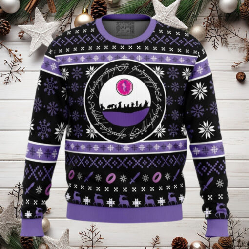 Ring Language Lord Of The Ring Anime Ugly Christmas Sweater