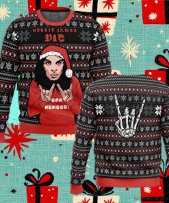 Ronnie James Dio Ugly Christmas Sweater 2024 Unisex Sweater Xmas