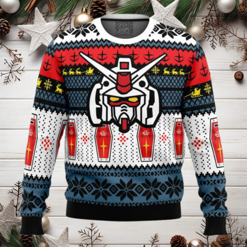 Rx 78 Gundam Anime Ugly Christmas Sweater