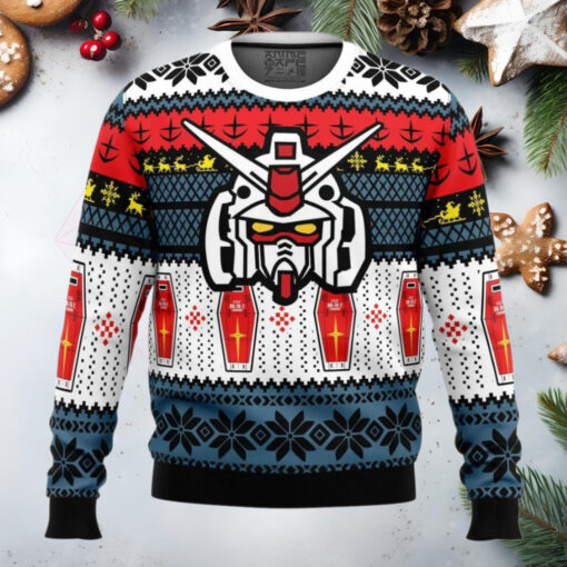 Rx 78 Gundam Anime Ugly Christmas Sweater