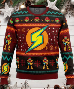 Samus Metroid Anime Ugly Christmas Sweater