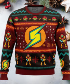 Samus Metroid Anime Ugly Christmas Sweater