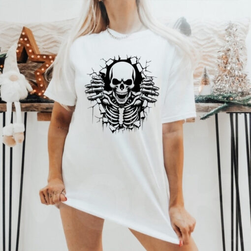 Scary Skeleton T shirt