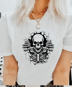 Scary Skeleton T shirt