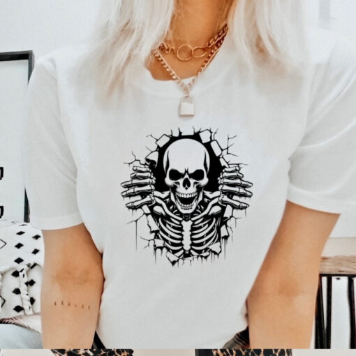 Scary Skeleton T shirt