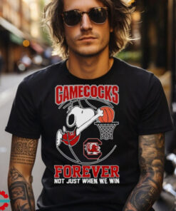 Snoopy Dog South Carolina Gamecocks Forever Not Just When We Win shirt