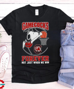 Snoopy Dog South Carolina Gamecocks Forever Not Just When We Win shirt