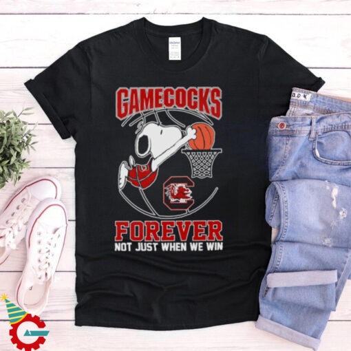 Snoopy Dog South Carolina Gamecocks Forever Not Just When We Win shirt