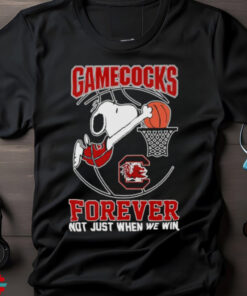 Snoopy Dog South Carolina Gamecocks Forever Not Just When We Win shirt