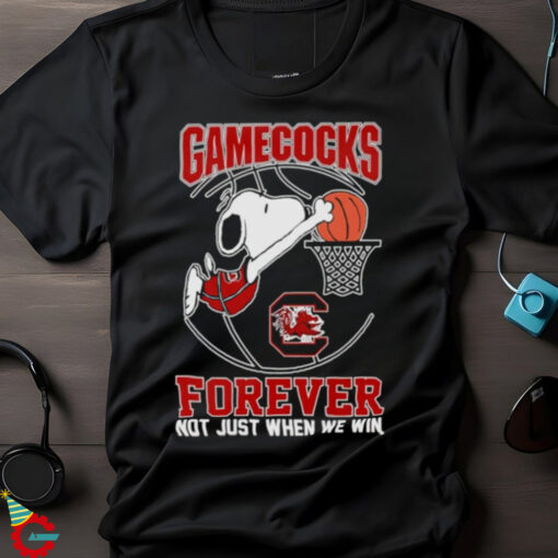 Snoopy Dog South Carolina Gamecocks Forever Not Just When We Win shirt